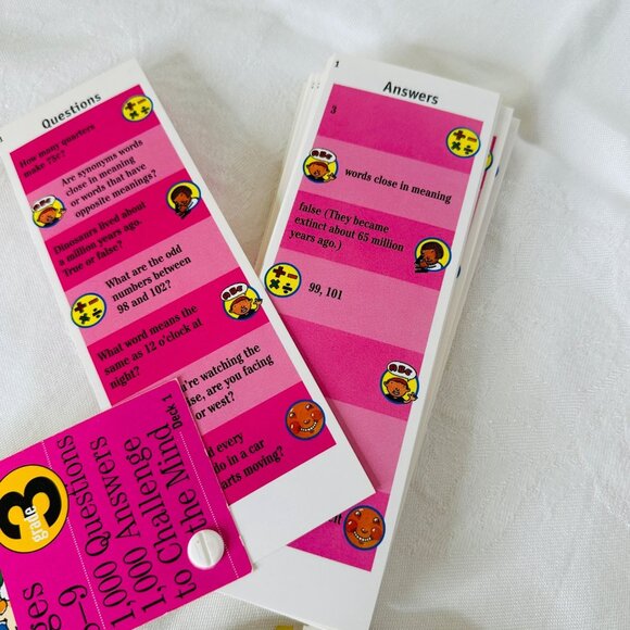 Brain Quest 2nd & 3rd Grade Deck Set of 2 Questions Educational Children Learn - Picture 7 of 9